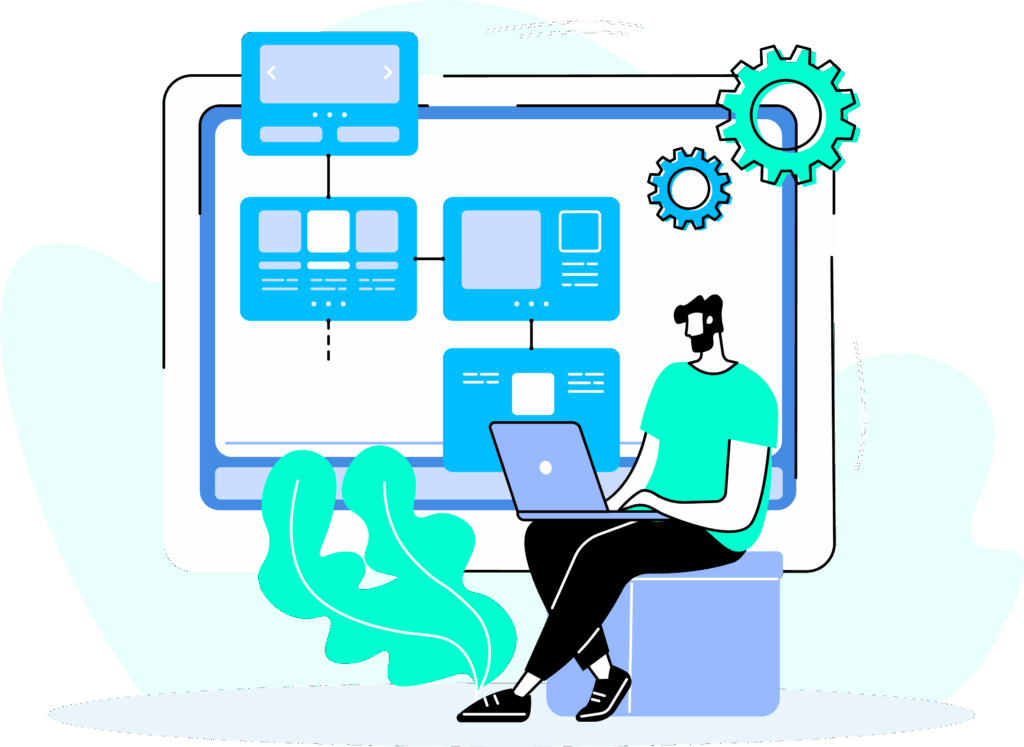 Developer building custom software for a South African business
